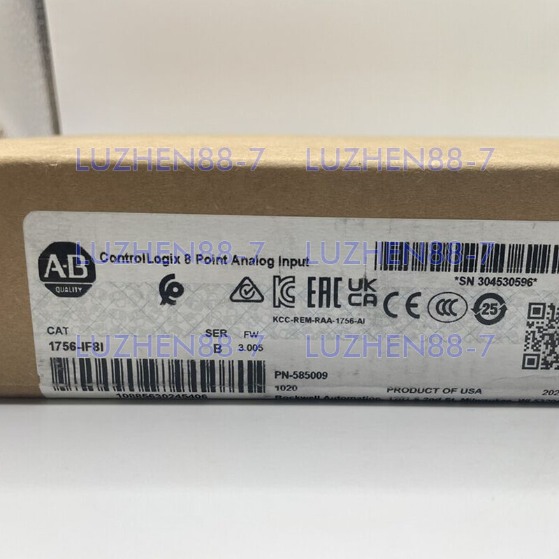 New Allen-Bradley 1756-IF8I SER B ControlLogix 8 Point Analog Input Module AB