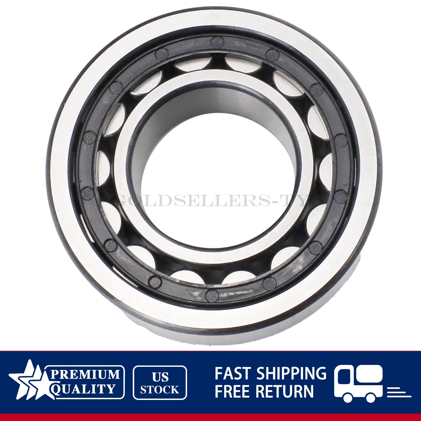 Cylindrical Roller Bearing Fits For FAG NU2207 E XL TVP2 C3 35x72x23mm