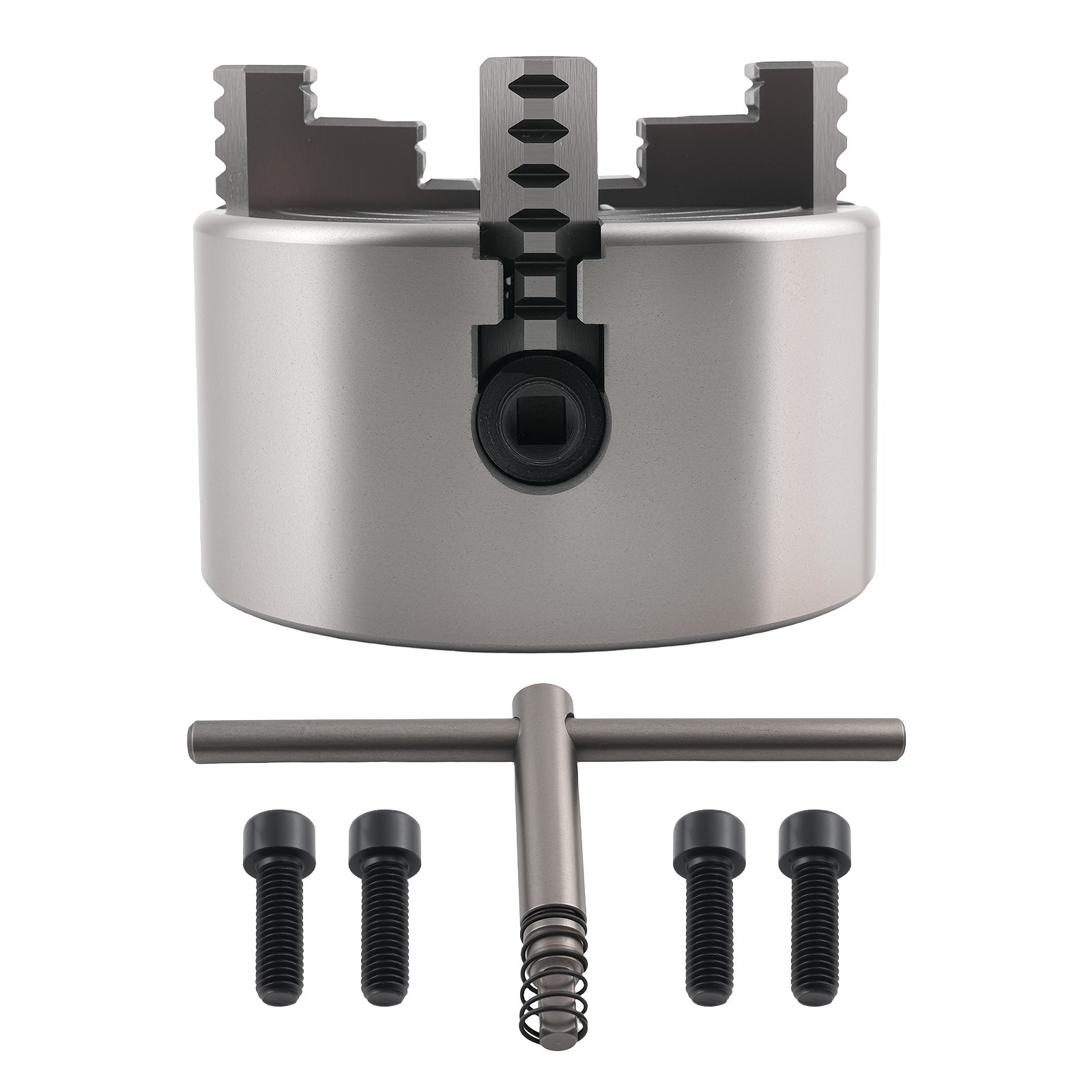 K72-100 100mm 4 Jaw Self Centering Chuck 3.93″ Metal Lathe Cast Iron K72100