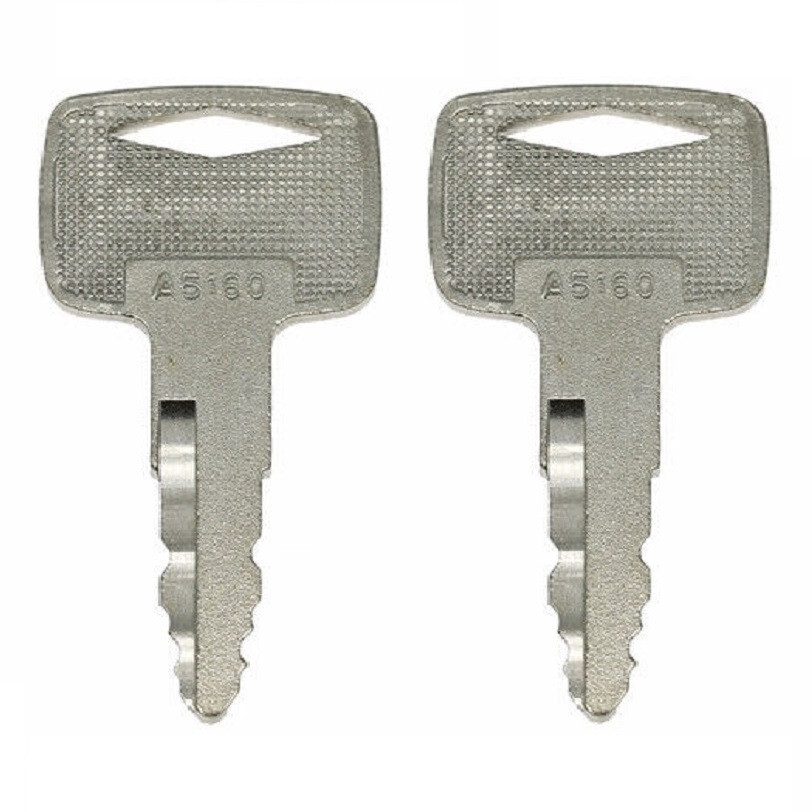 ( 2 ) Mitsubishi – CAT Forklift Ignition Keys 91A07-01910 marked A5160