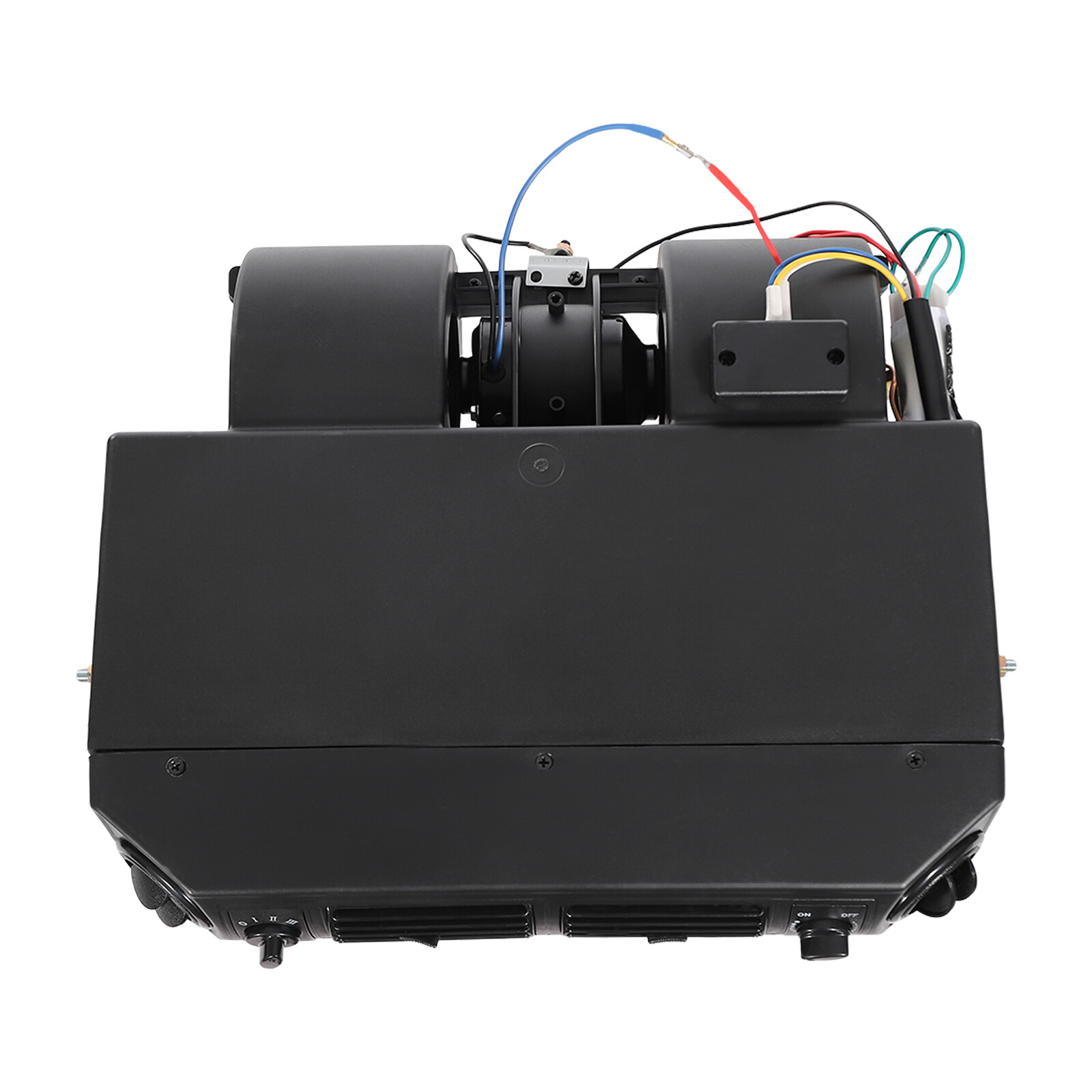 15.75*13.19*5.31in 80W 12V Black ABS Air Conditioning Evaporator W/ Drain Hose