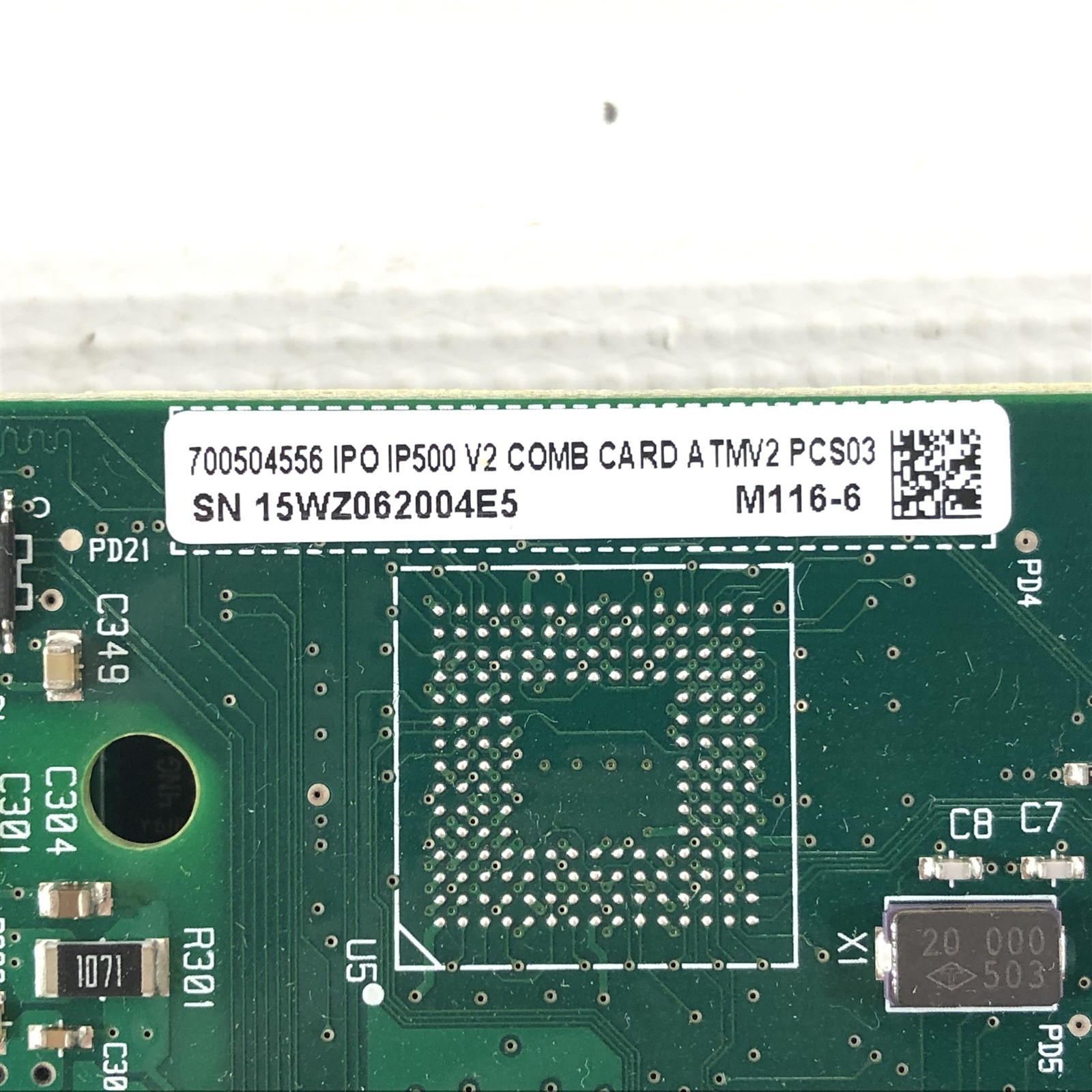 Lot of 4 Avaya IP Office 500 DS(1-6) ATMV2 Combination Card w/ 4 Analog Trunks