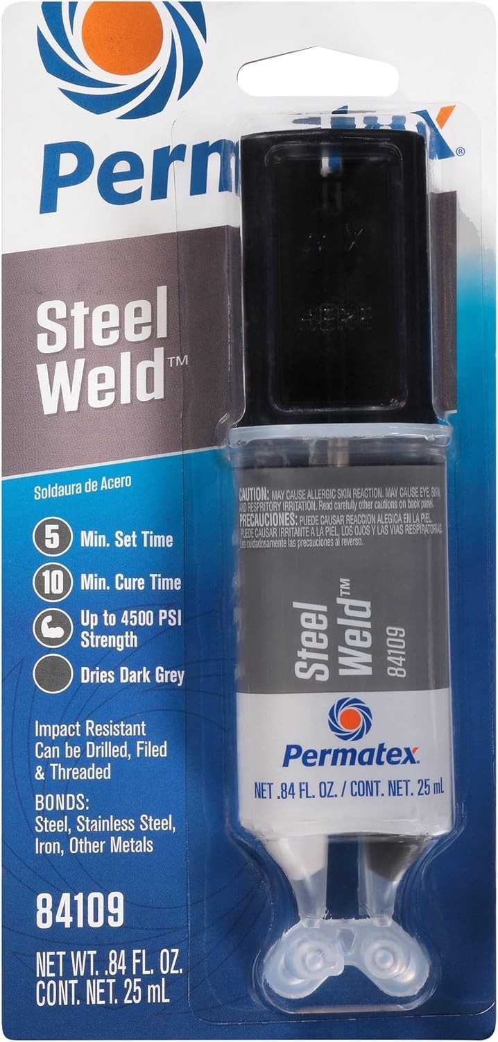 Versatile Dark Grey Epoxy Adhesive – 4 Minute Cure, 4500 PSI Strength, 0.84 oz.