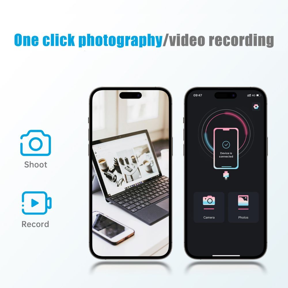 USB-C Direct Plug To iPhone 15 Android iOS Borescope Endoscope Inspection Camera