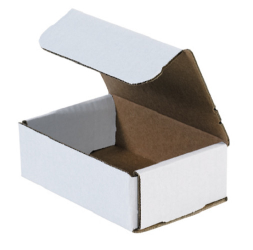 1-300 CHOOSE QUANTITY 6x4x2 Corrugated White Mailers Packing Boxes 6″ x 4″ x 2″