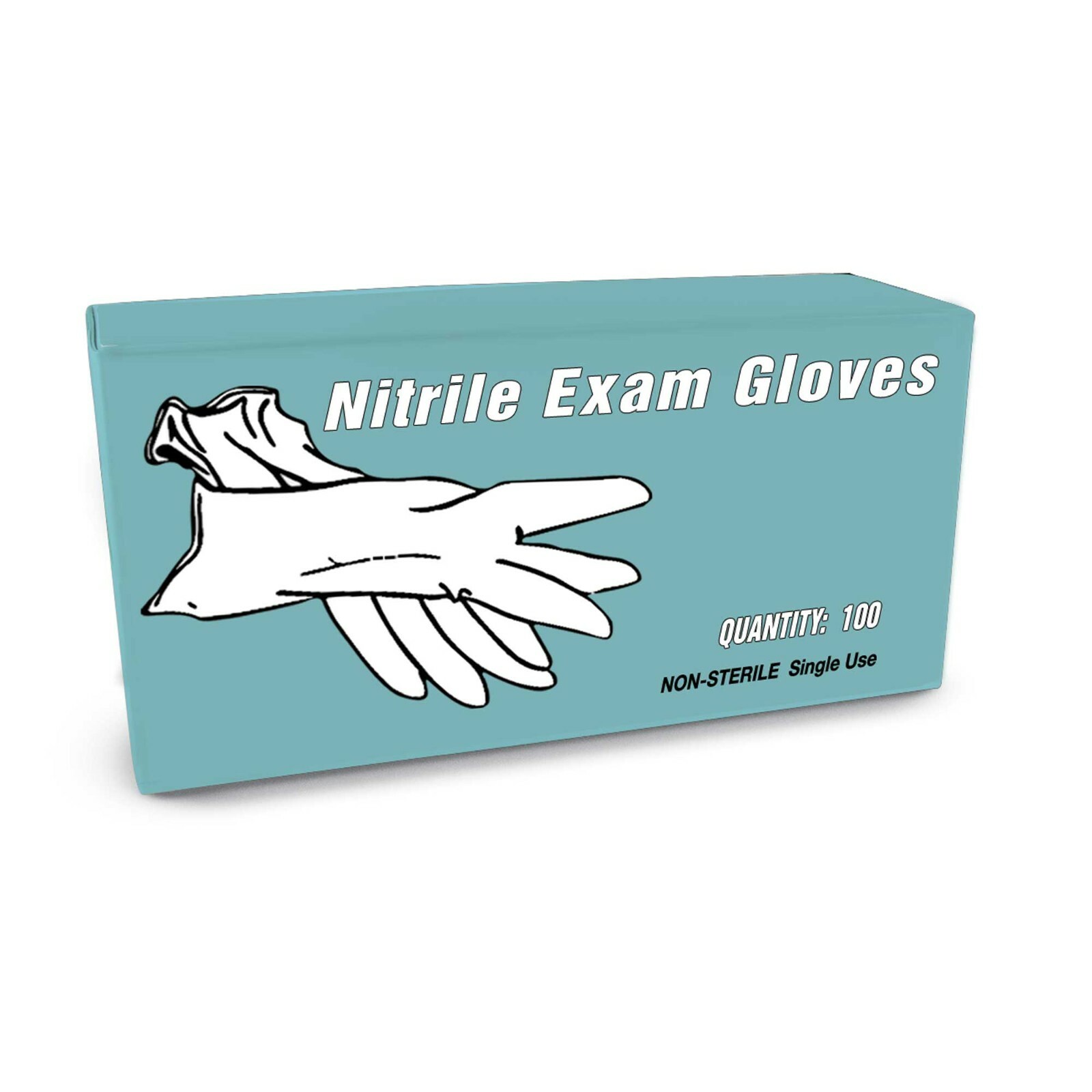 Ambidextrous Nitrile Gloves, X-Large, 100/Box