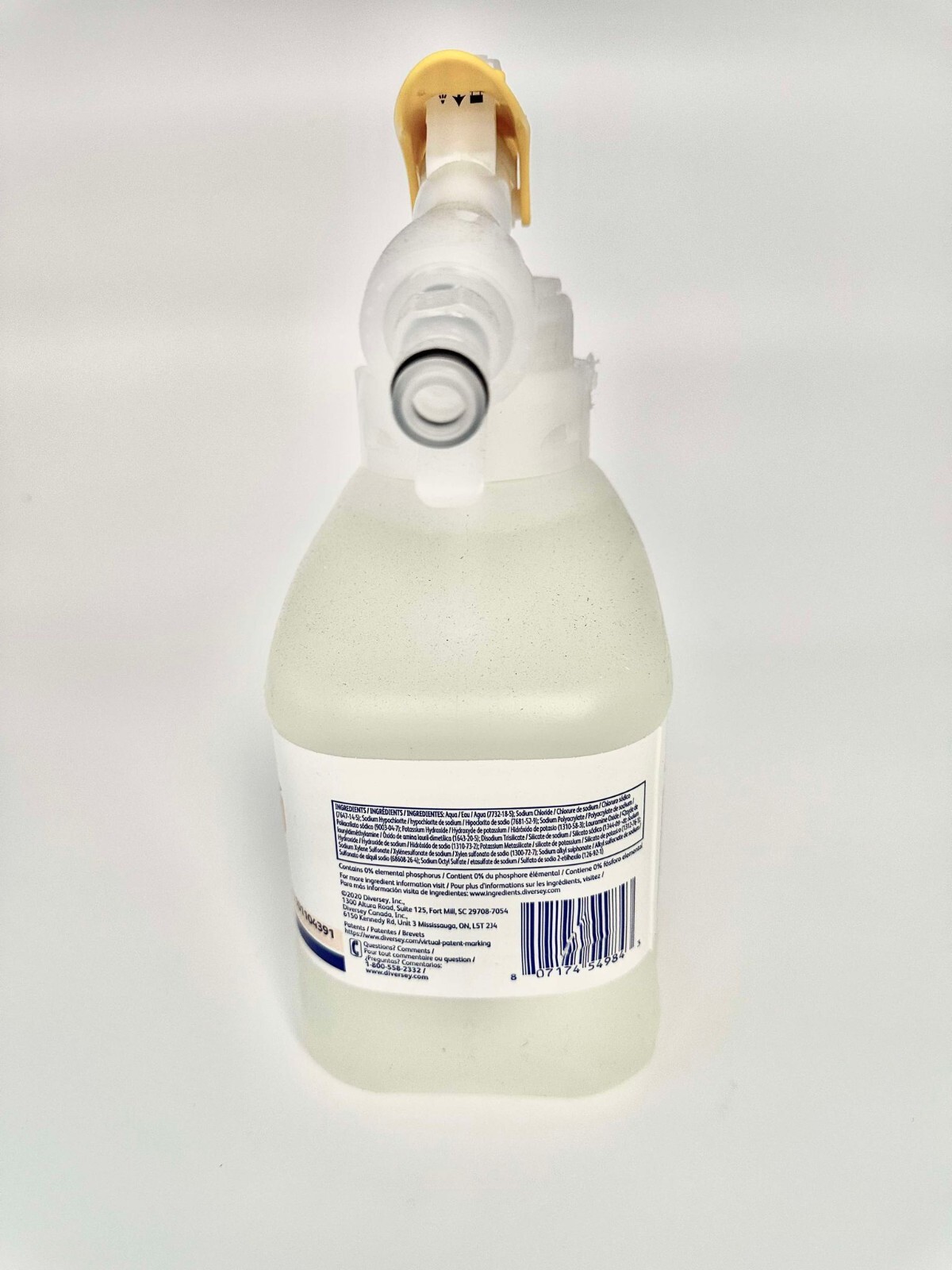 DIVERSEY Degreaser: Suma, D3.4, Fits RTD Spray Dispenser Series, 1.5 L, Chlorine