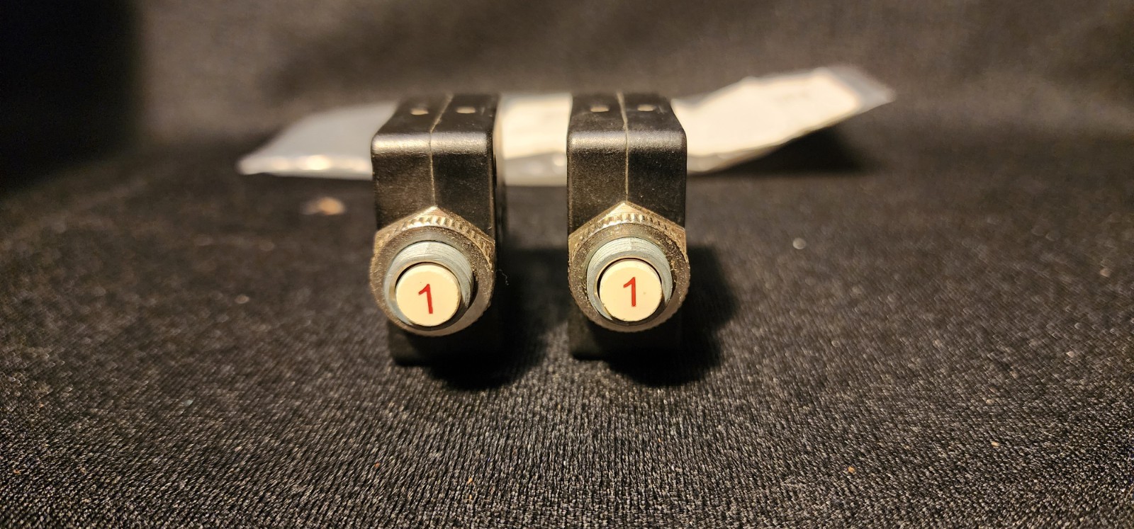 LOT OF 2 – 1 Amp Circuit Breaker, 5925-011-68-34 – OEM – 96021290