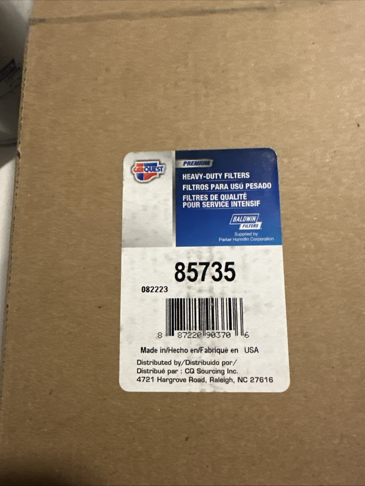 Carquest Premium HD Hydraulic Filter 85735