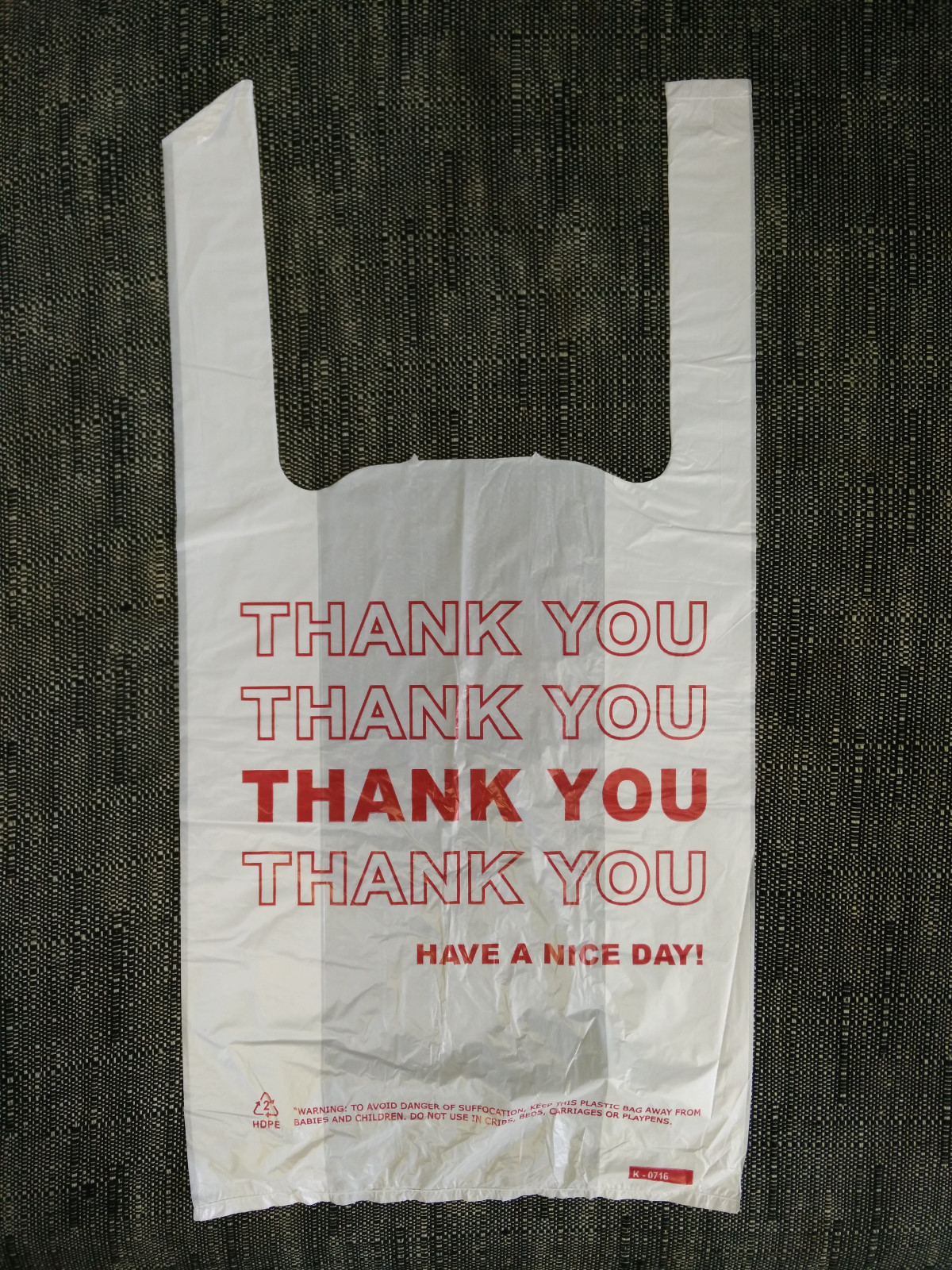 Small T-Shirt Bag Bags White Thank You 8″x4″x16″ 25/50/100/150/200/250/300/400