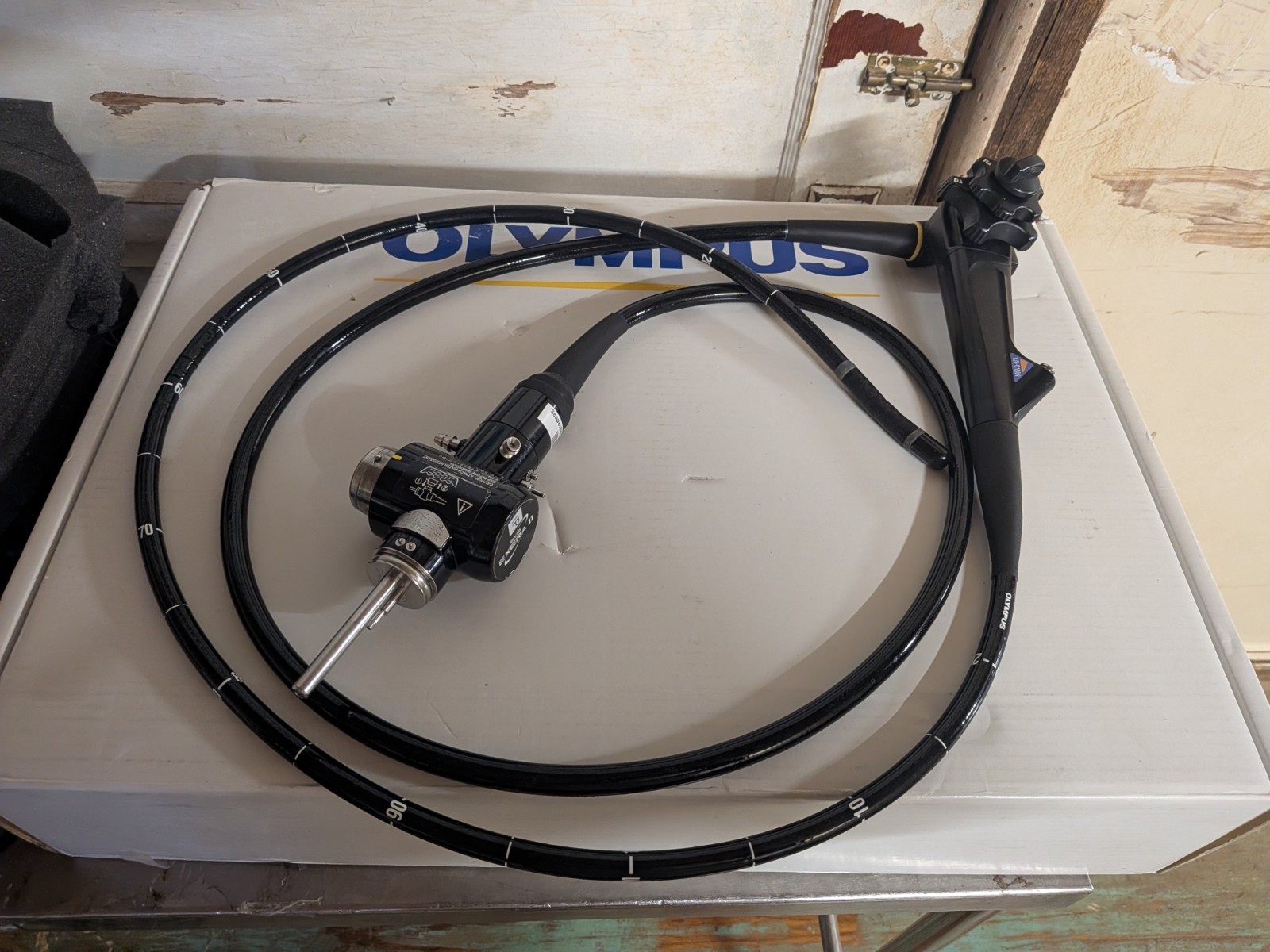 Olympus TJF-Q180V Therapeutic Video Duodenoscope – Endoscope Nice Condition