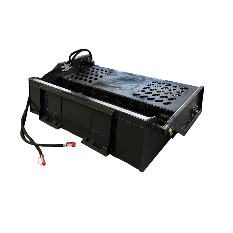 Landhonor 7in Harley Landscape Power Rake Attachment for Soil Leveling & Grading