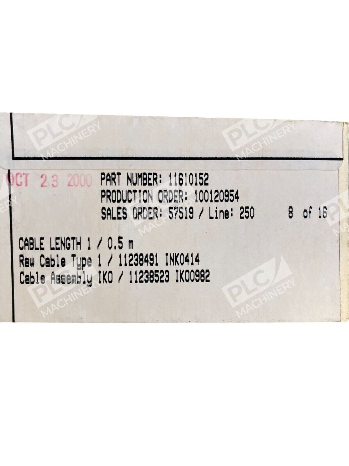 Bosch Indramat Fiber Optic Cable IKO0982/000.5
