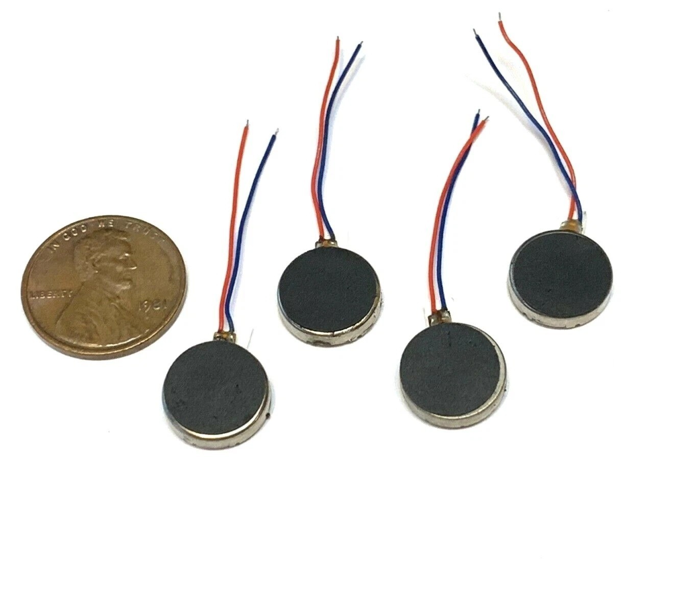 4 Pieces Vibration coin motor 12×3 12mm robot 3v dc phone B14 STAMP