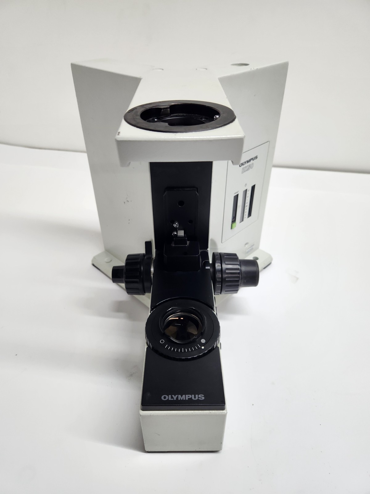 Olympus BX50F4 BX Microscope Body – Potentiometer Stem Broke Short – Works