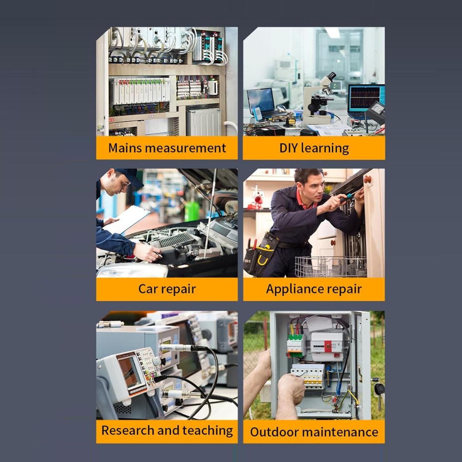 Handheld Digital Oscilloscope Portable Mini DSO for Beginner Repair Teaching