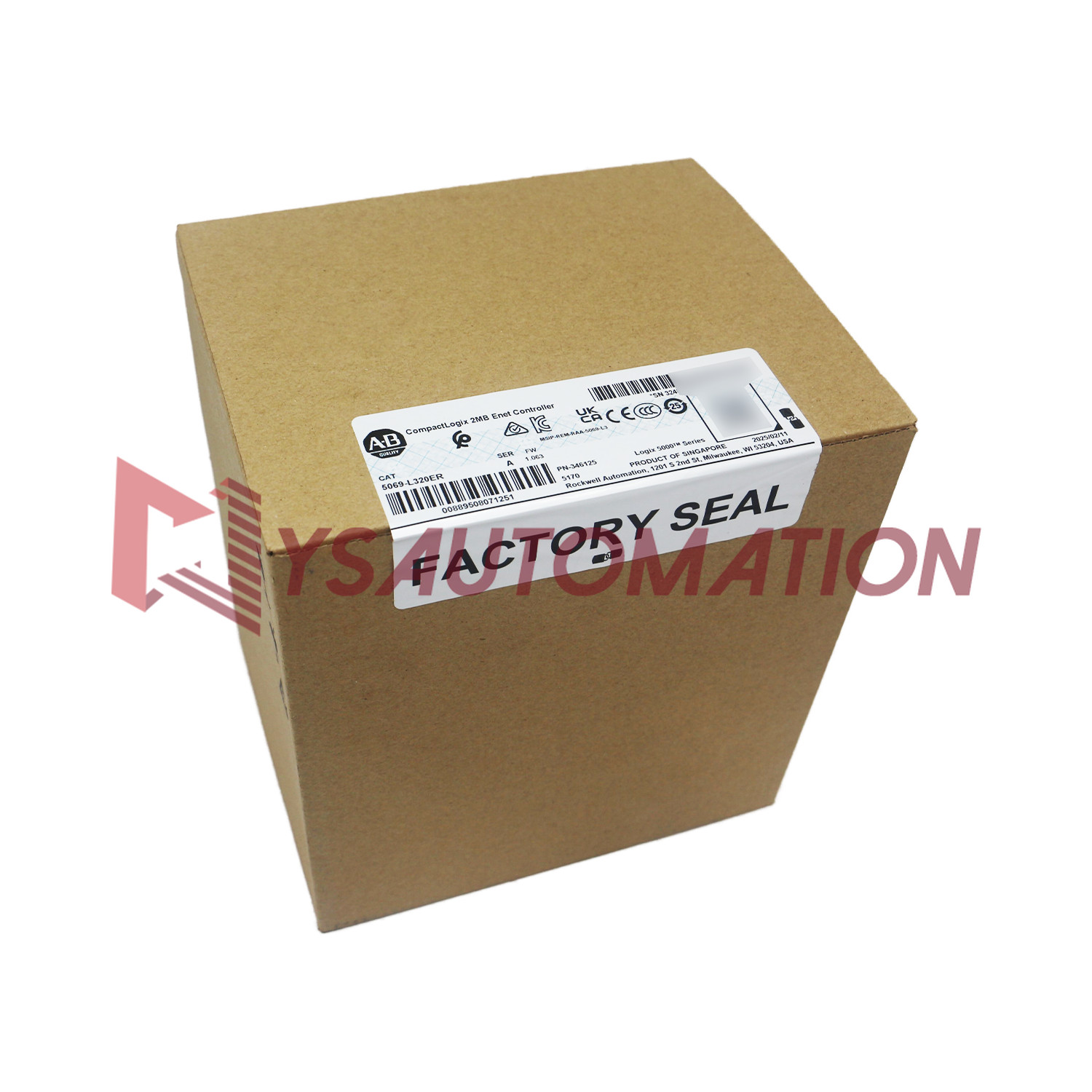 BrandedNew Allen Bradley 5069-L320ER CompactLogix 2MB Enet Controller 5069L320ER