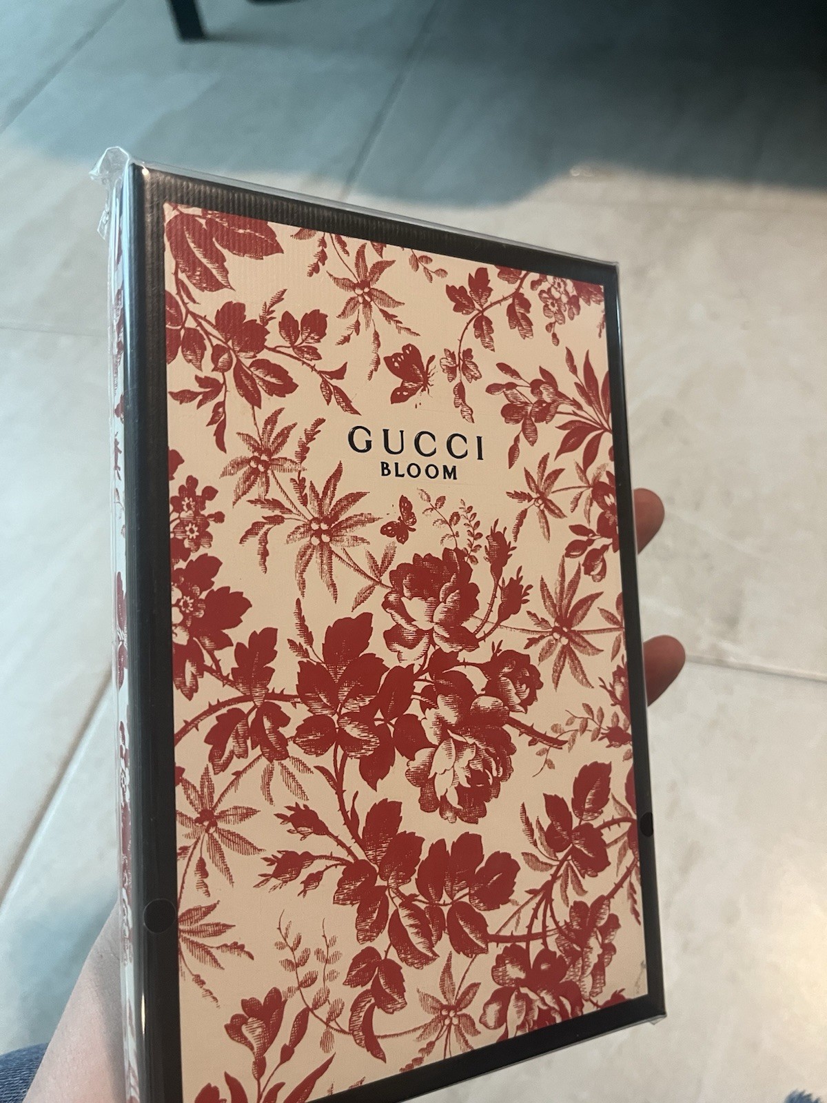 Gucci Red Bloom Blank Journal Notebook In Box Brand New