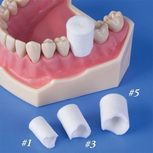 UP to 240caps Premier Dental Anatomic Formed Cotton Retraction Caps,Assorted