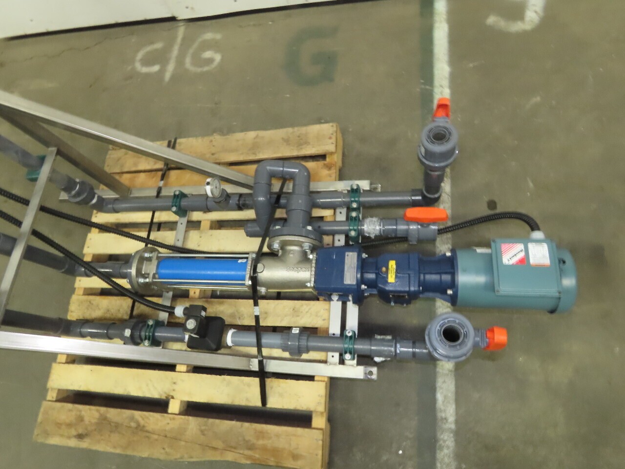 Velodyne Hydramax Liquid Polymer Centrifuge Metering Pump 460V 2Hp