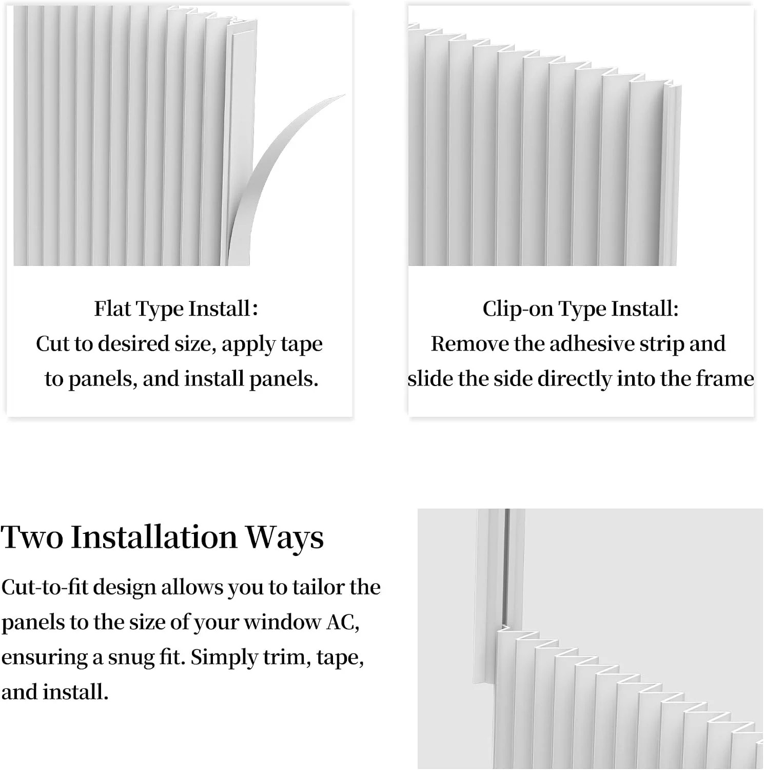 Side Panels Air Conditioner Compatible with Frigi-daire 18FFRACP01 Universal Air