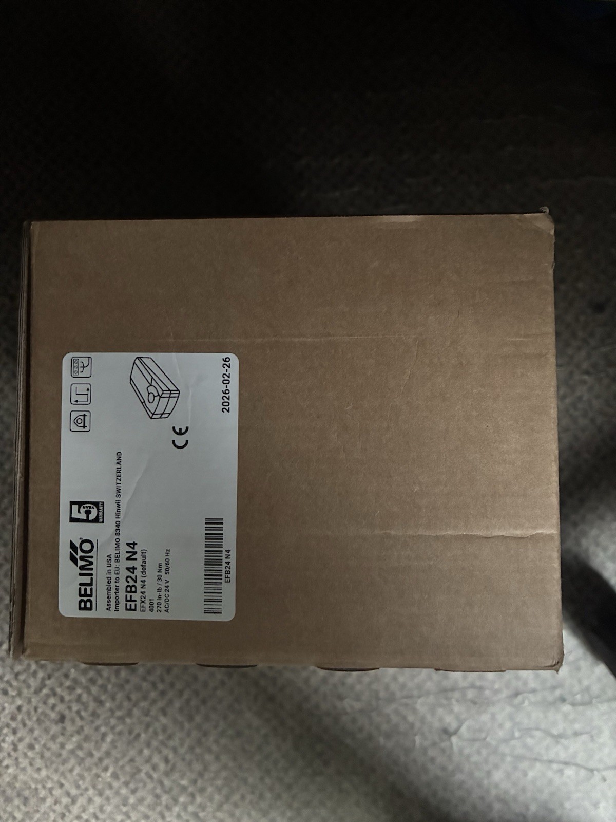 BELIMO EFB24 N4 / EFB24N4 – New In Open Box