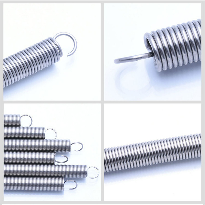 Φ0.5mm Extension Tension Spring With Hook 304 Stainless Steel Wire Dia:0.5mm