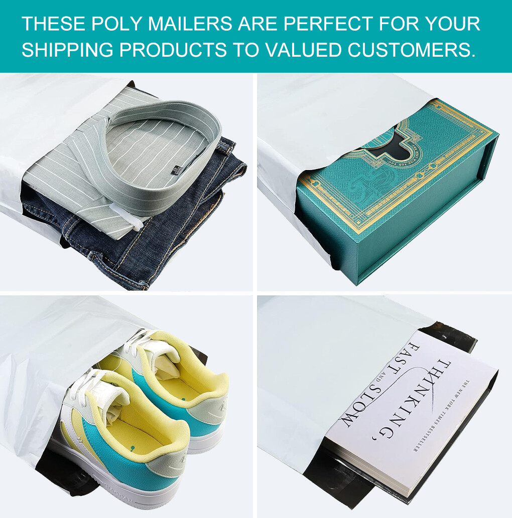 Poly Mailers Shipping Envelopes Mailing Bags 9×12 10×13 12×15.5 14.5×19 19×24