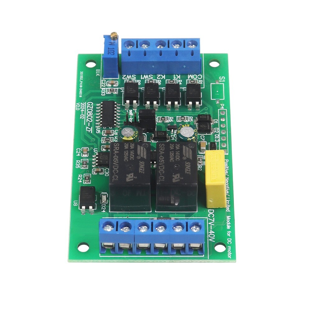 DC 6V 12V 24V Forward Reverse Motor Controller Relay Limit Switch Driver Module