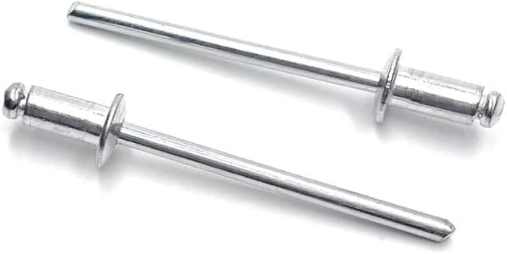 100-Pack 1/8″ x 1/4″ Aluminum Blind Rivets – Ideal for Indoor and Outdoor Use