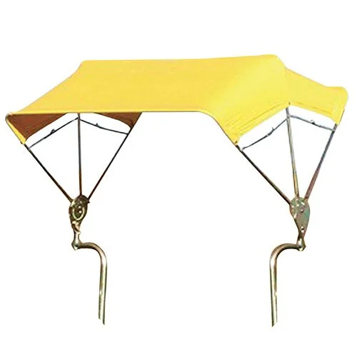 3-Bow Tractor Canopy with Frame Fender Mount 40″ – Yellow