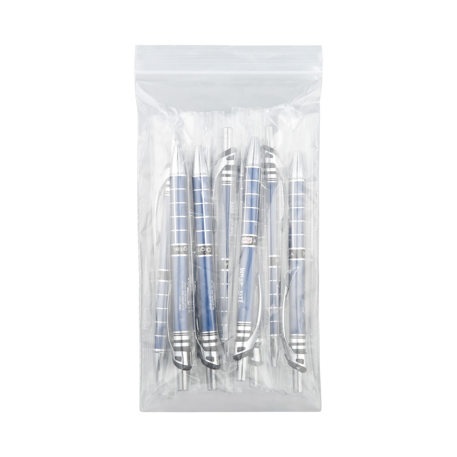 4000 Pcs 4″ x 7″ Zipper Bags Clear 2 Mil Reclosable Self Seal Packaging Polybag