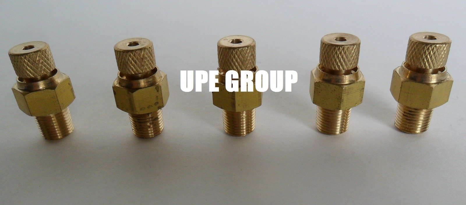5 PACK 1/8″ NPT Male air compressor moisture tank drain thumbscrew draincock
