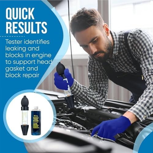 Automotive Combustion Leak Detector Kit – 100+ Tests for Engine Block & Gasket