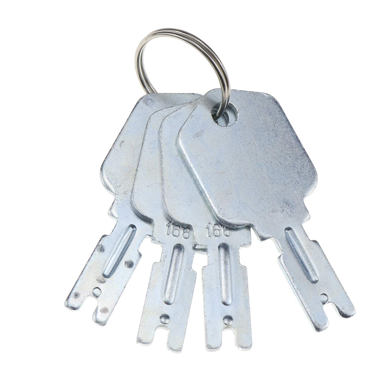 Forklift Ignition Keys 4PCS 166 1430 186304 51335040 A214062 for Clark Yale