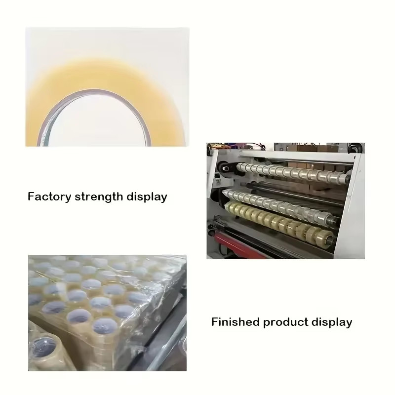 6 Rolls Packing Tape Shipping Packaging Box Sealing Tape w/Refillable Dispenser