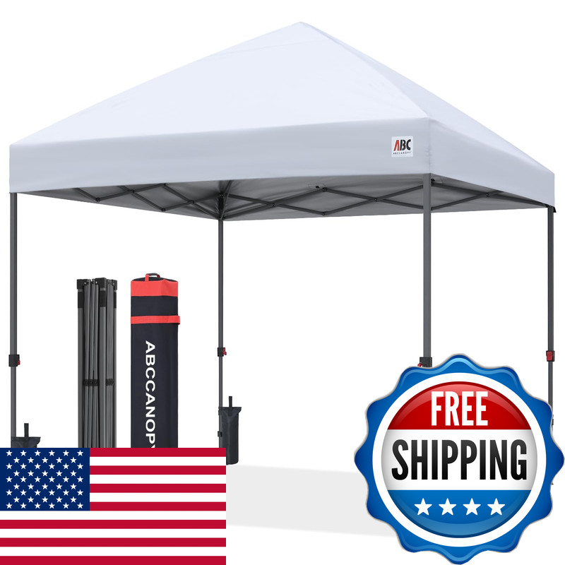 Abccanopy 10X10 Pop Up Canopy Tent Easy Setup Instant Shelter Wheeled Bag Heavy
