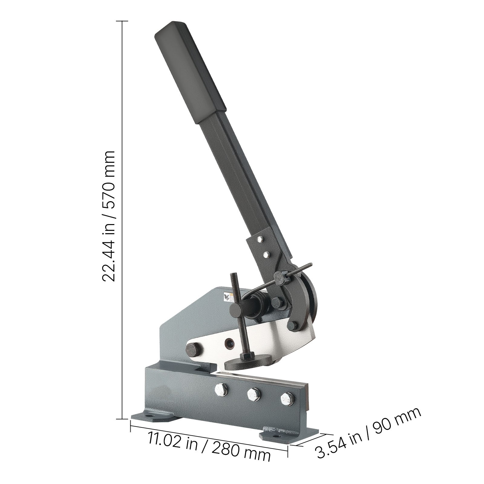 Uimoso 6 in Manual Sheet Metal Shear Hand Plate Cutter for Q235 Processing