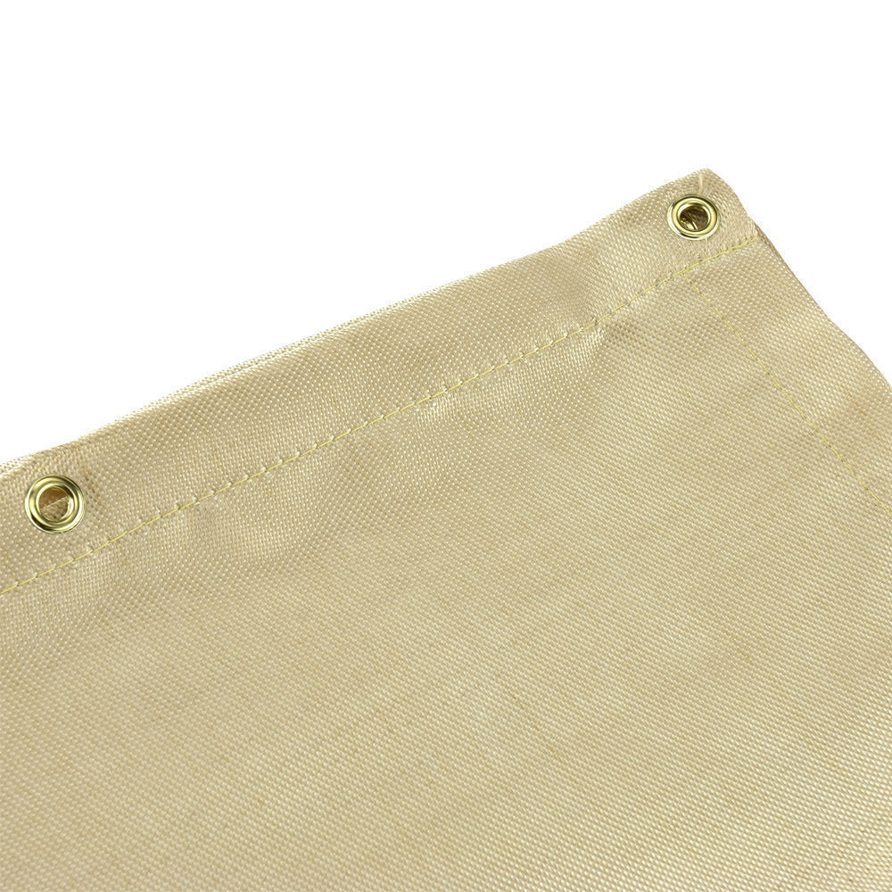 Welding Blanket | 4′ x 6′ Fire Flame Retardant Fiberglass Safety Shield Grommets