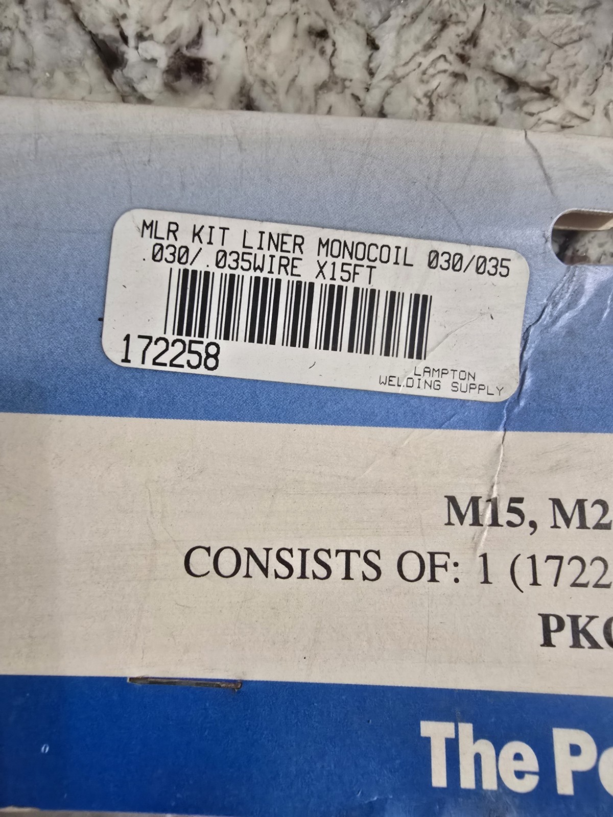 Miller 172258 – 0.030″-.035″ 5m 15ft – MIG Welding Liner Original OEM
