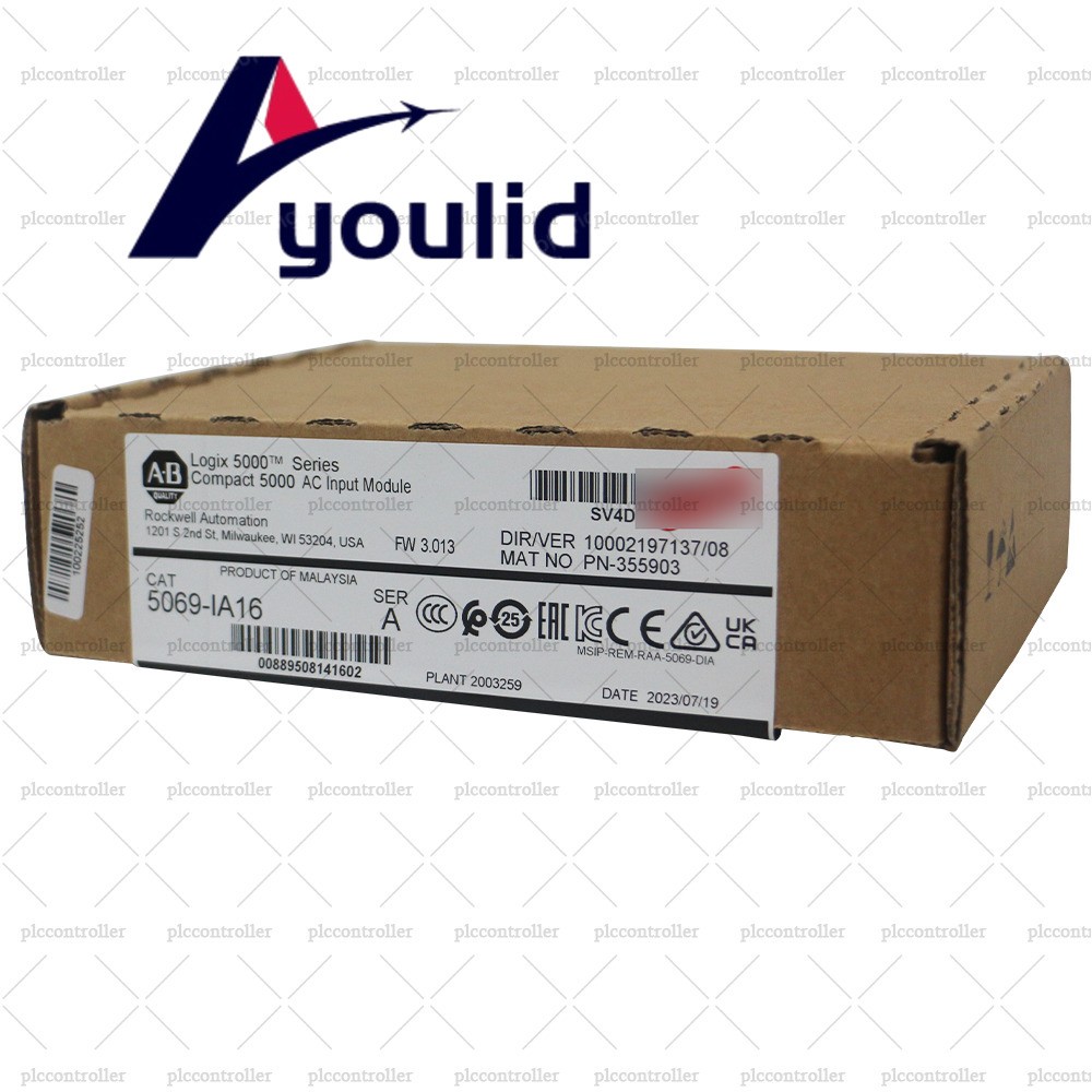 2023 New Allen Bradley 5069-IA16 Compact 5000 AC Input Module US Free tax