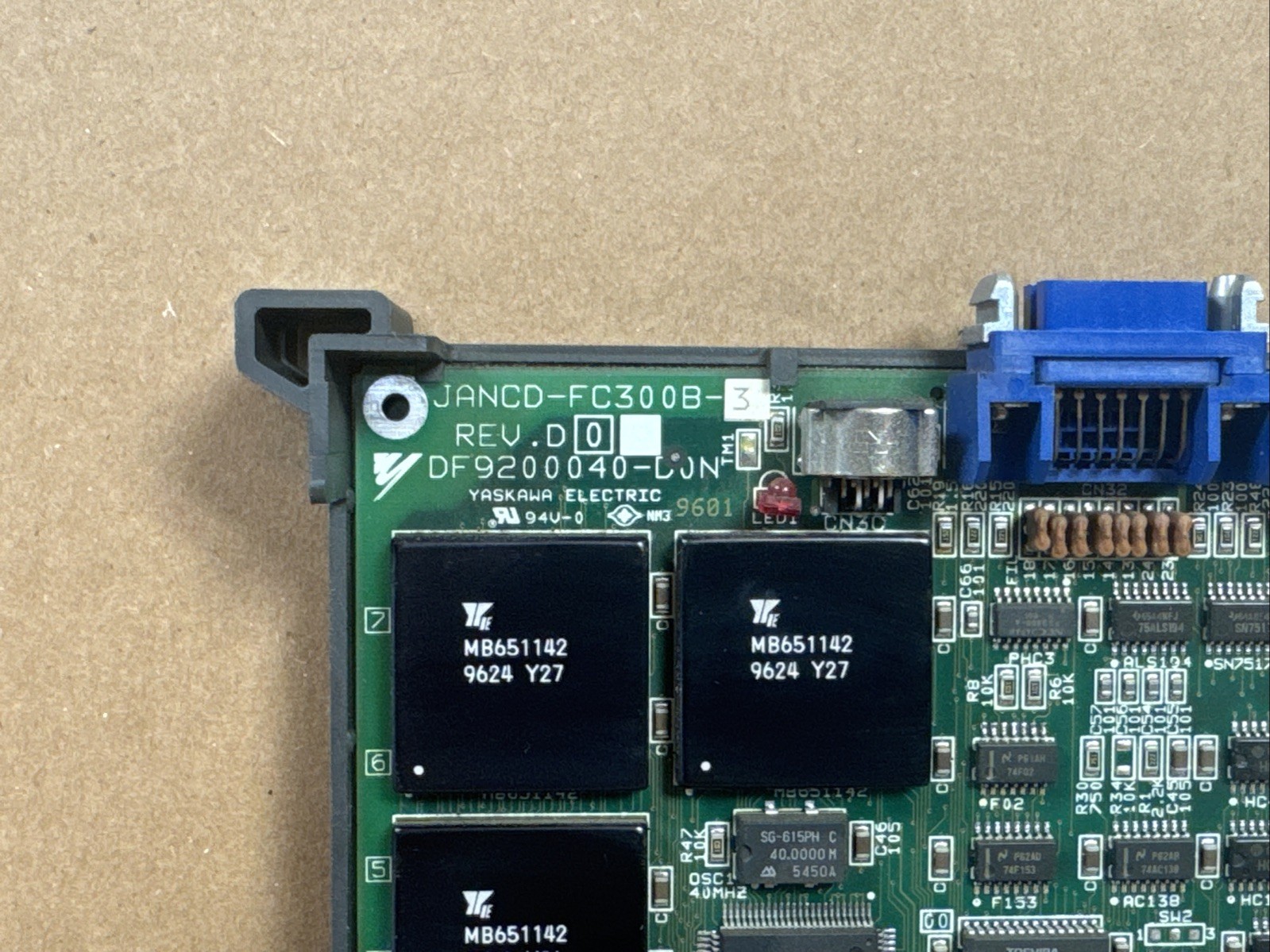 Yaskawa JANCD-FC300B-3 Rev. D DF9200040-D0N Axis Control Board FAST SHIPPING