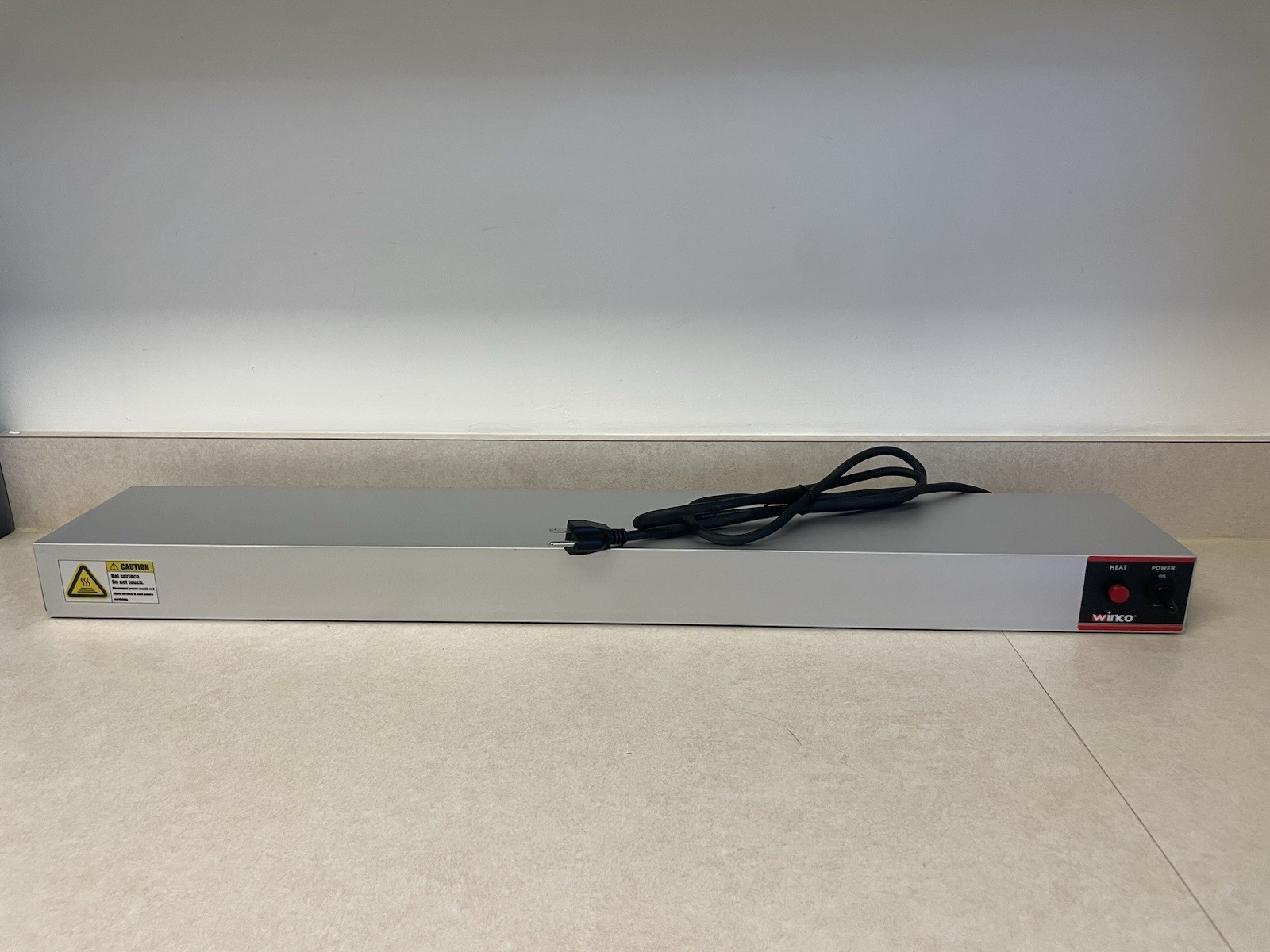 Winco ESH-36, 36-Inch Electric Strip Heater, 850W, 7A, Commercial Grade Infrared