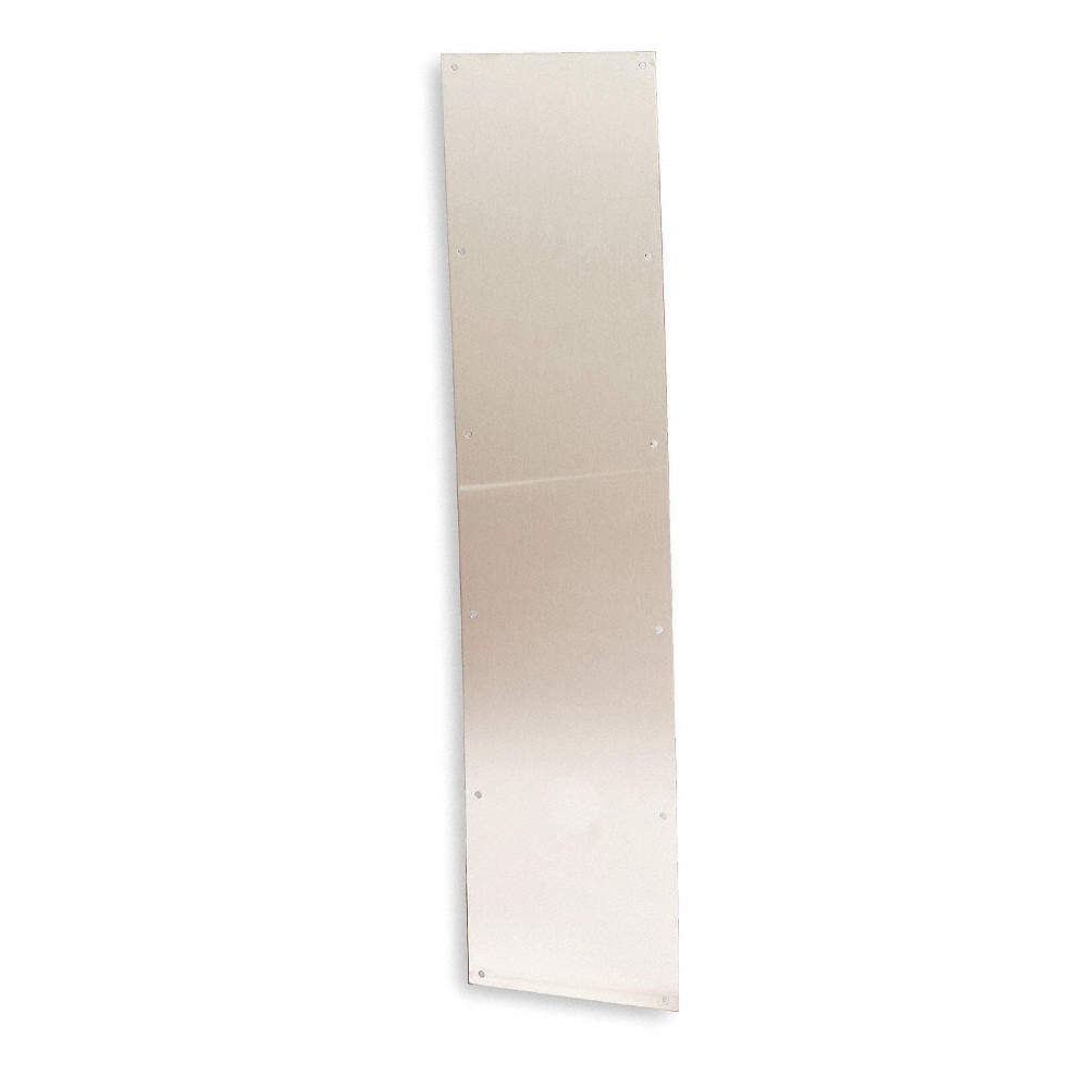 ROCKWOOD K1050 6X34.28 Door Protection Plate,6Hx34W,Aluminum 2RFX7