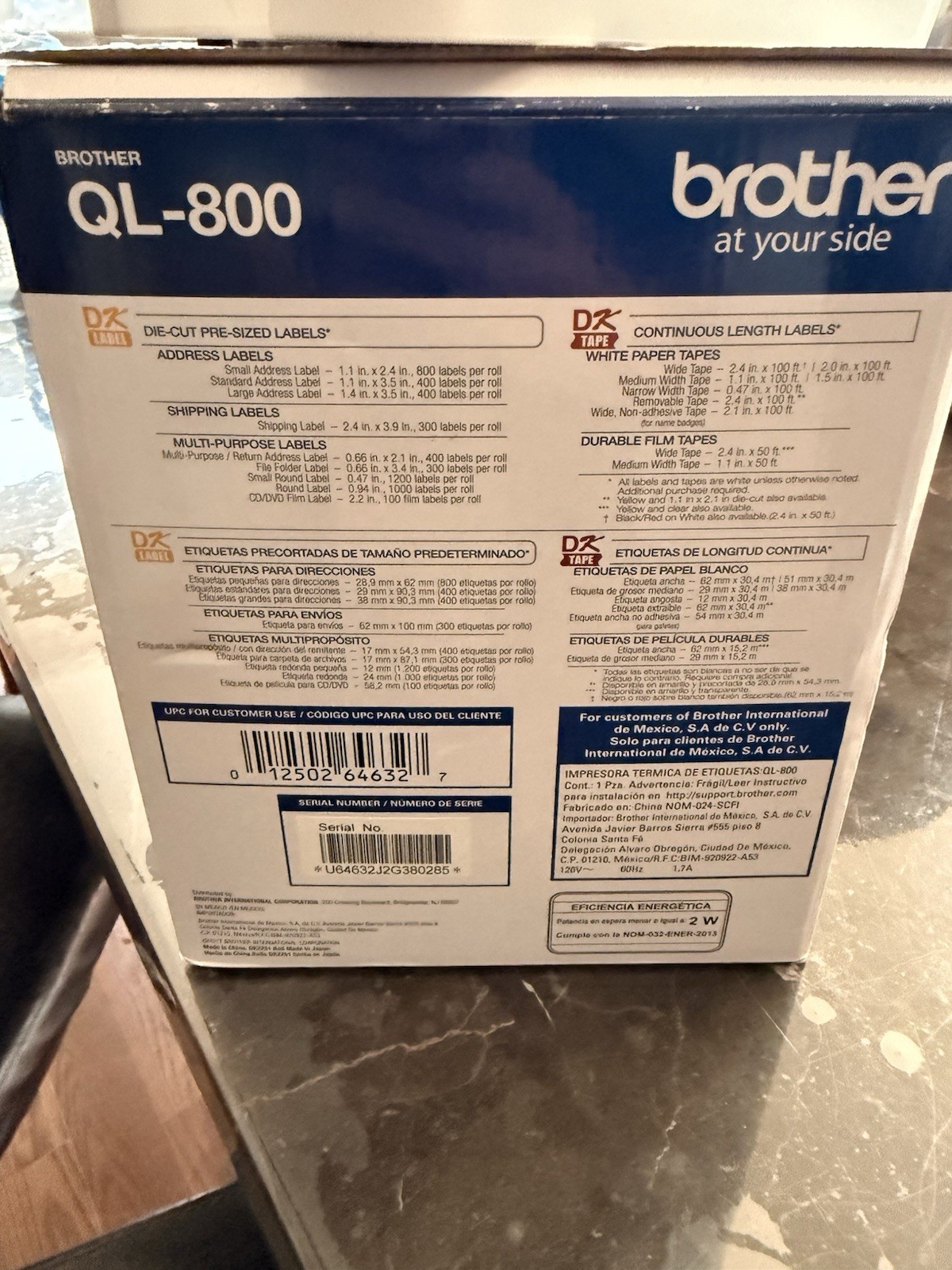 Brother QL-800 Label Maker