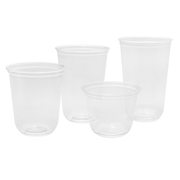 Karat 20oz PET Clear Cup, U-Shape (98mm) – 1,000 ct, C-KC20-U