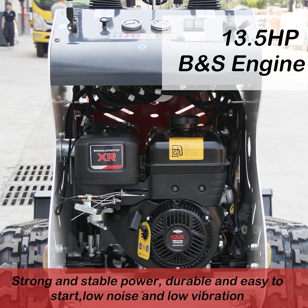 Upgrade Mini Skid Steer Loader 13.5HP Tracked Loader B&S Engine Pick Up USA 2026