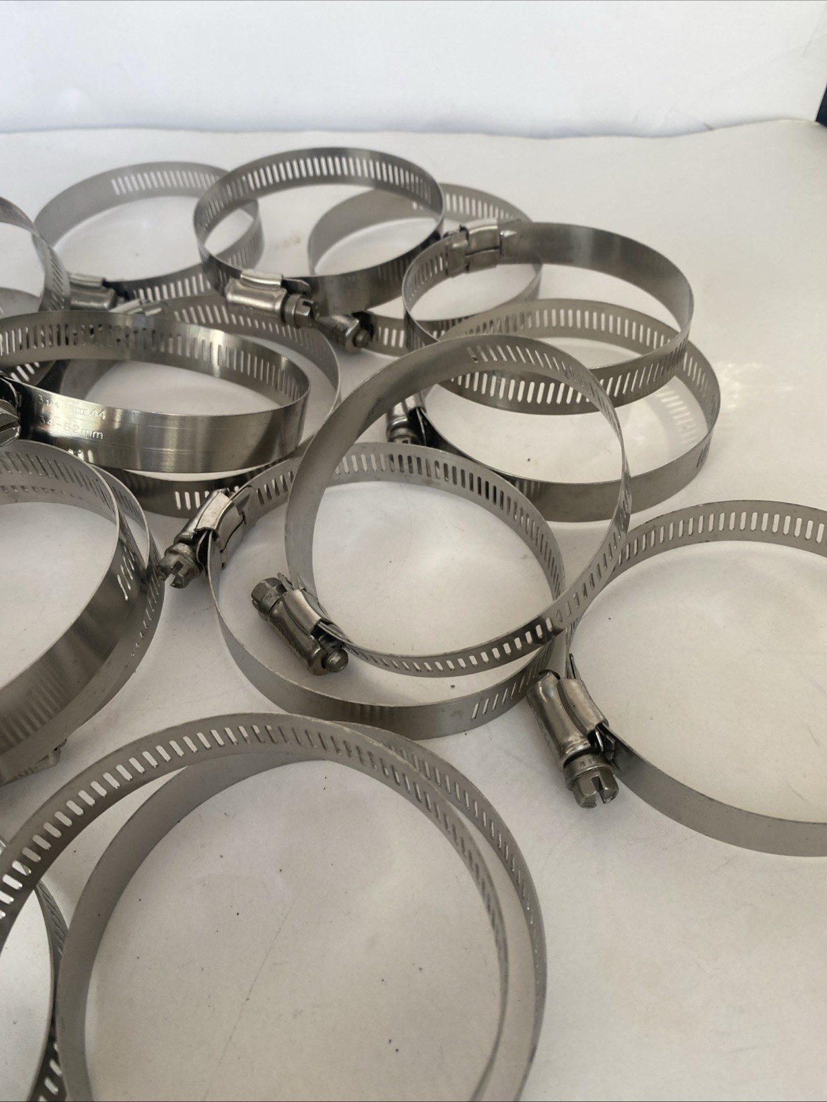 Ideal Tridon #44 Hose Clamp LOT OF 25 – 3-1/4” 34-82mm ALL STAINLESS 44 Mexico