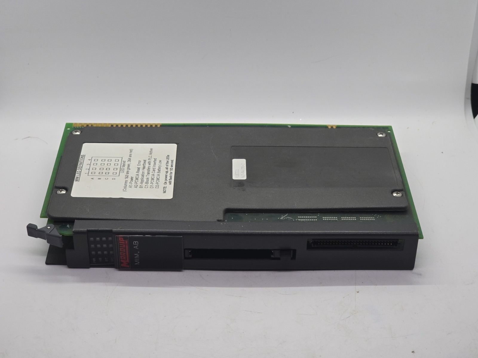 Marquip MIM, AB 91833211 Memory Interface Module PLC Card AB 1771 Rack