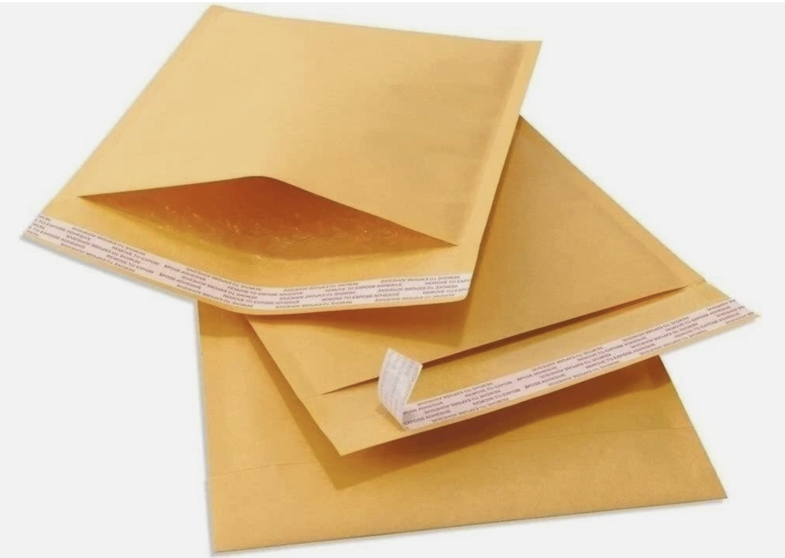1000 #000 4×8 Kraft Paper Bubble Padded Envelopes Mailers Shipping Case 4″x8″.